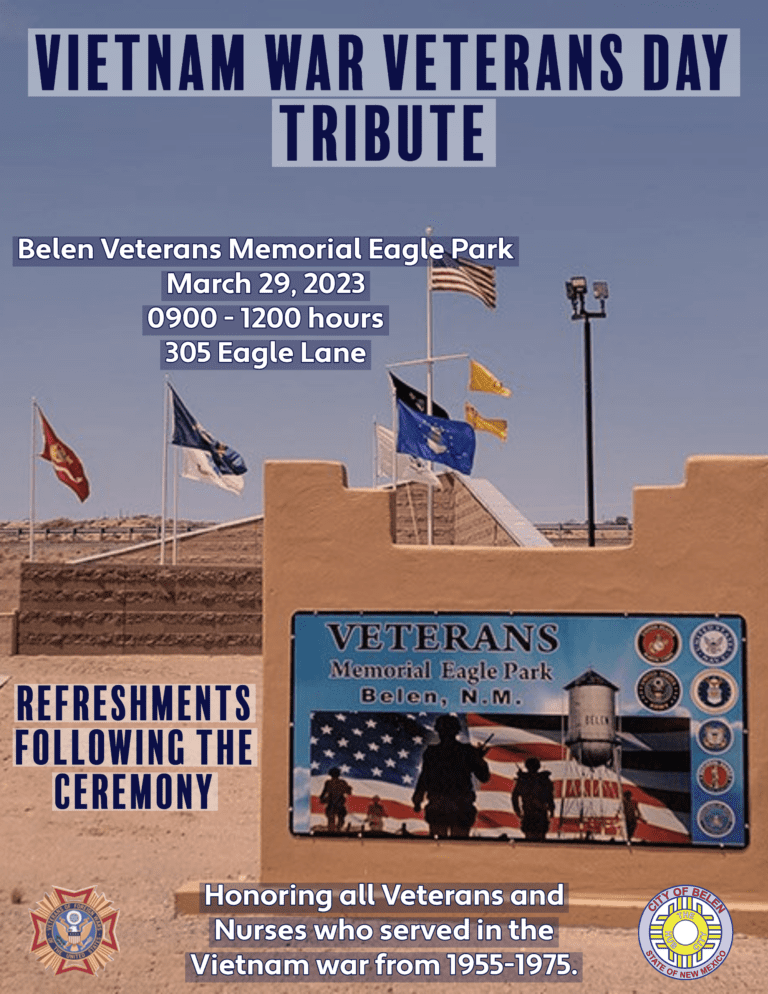 Vietnam Veterans Day Observance Event City of Belen