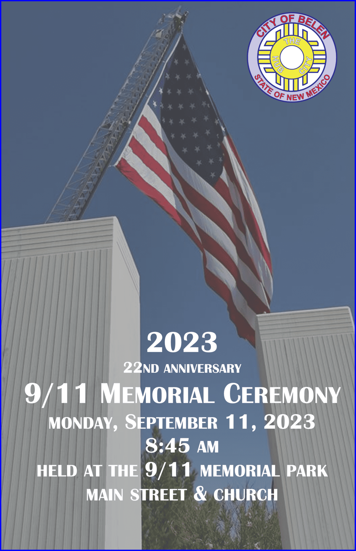 9/11 Memorial Ceremony Upcoming - City Of Belen