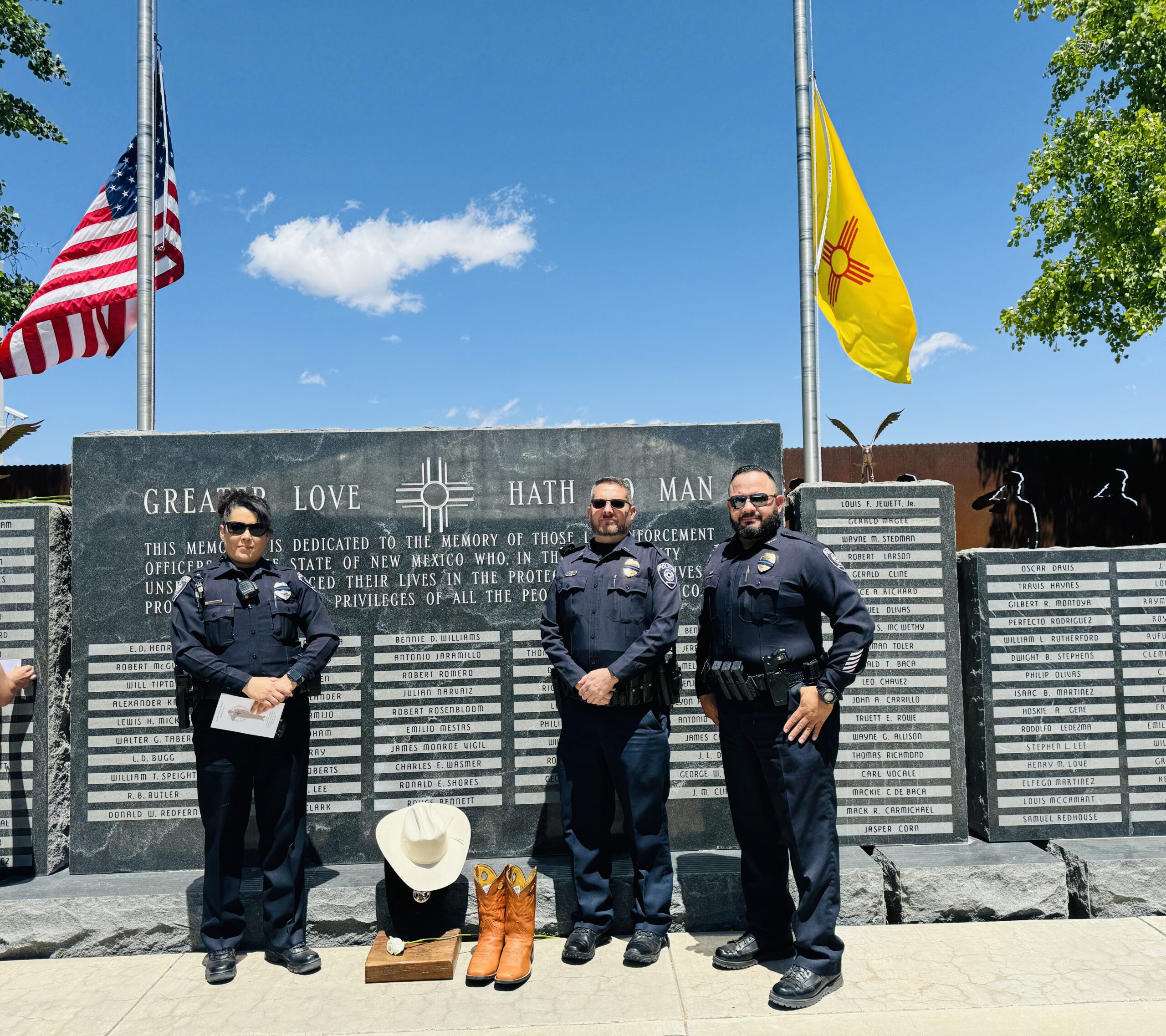 Featured image for “Belen PD Attends Officer Memorial Service”