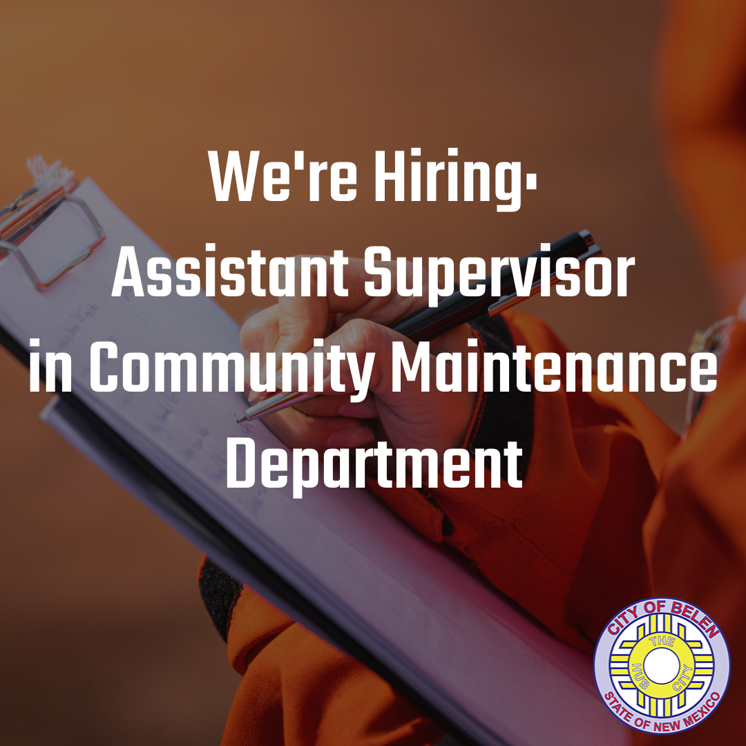 Featured image for “We’re Hiring: Assistant Supervisor”