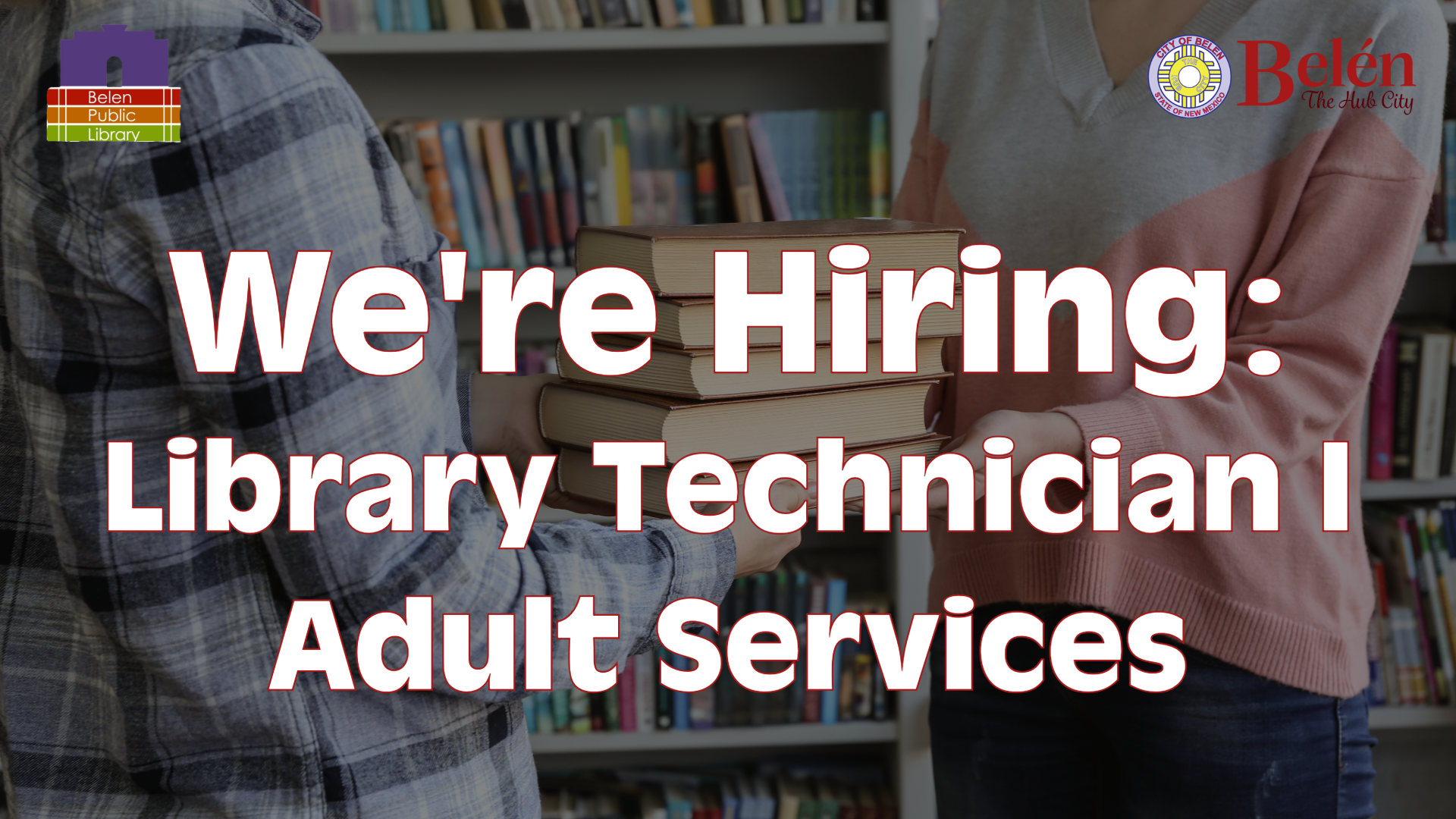 Featured image for “We’re Hiring: Library Technician I”