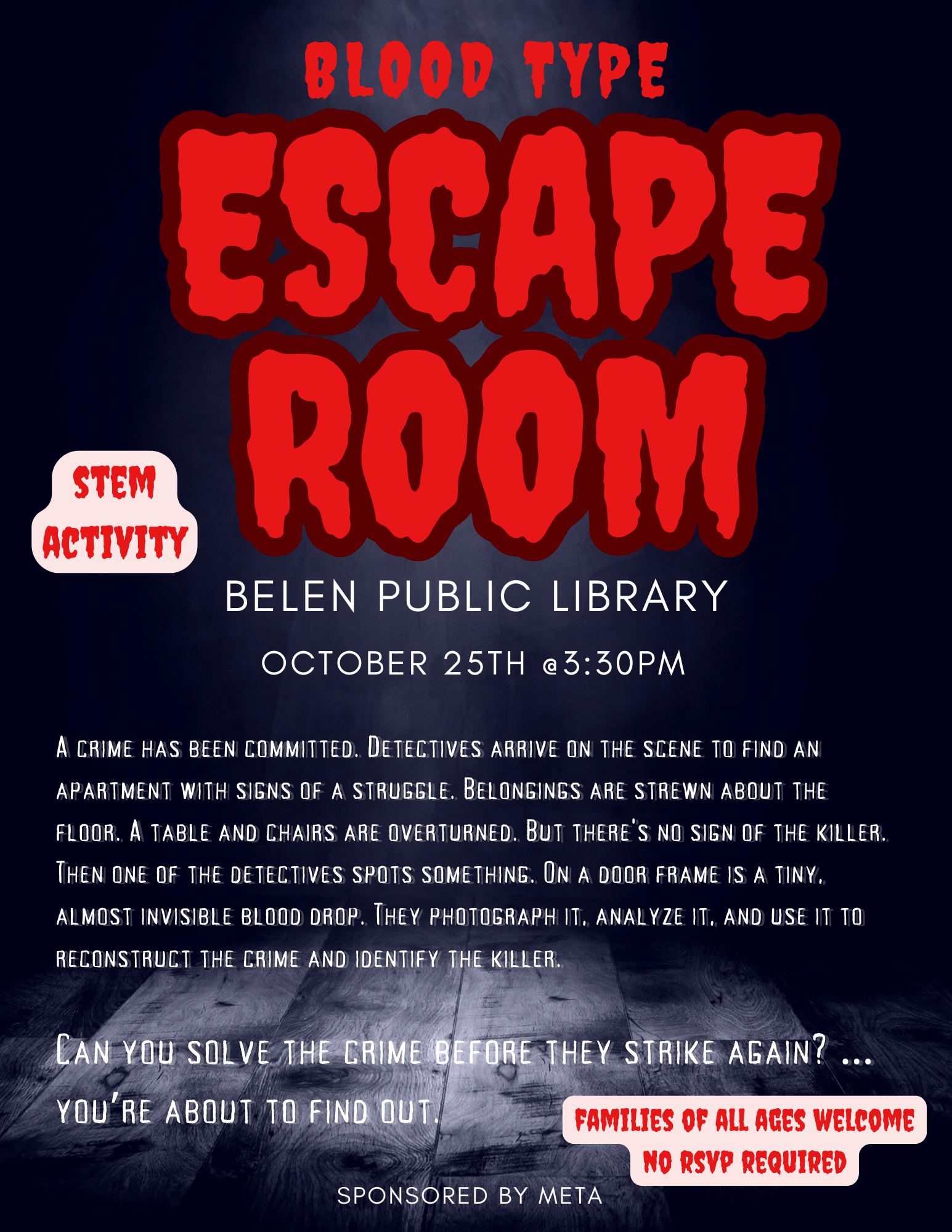 Featured image for “Blood Type Escape Room”