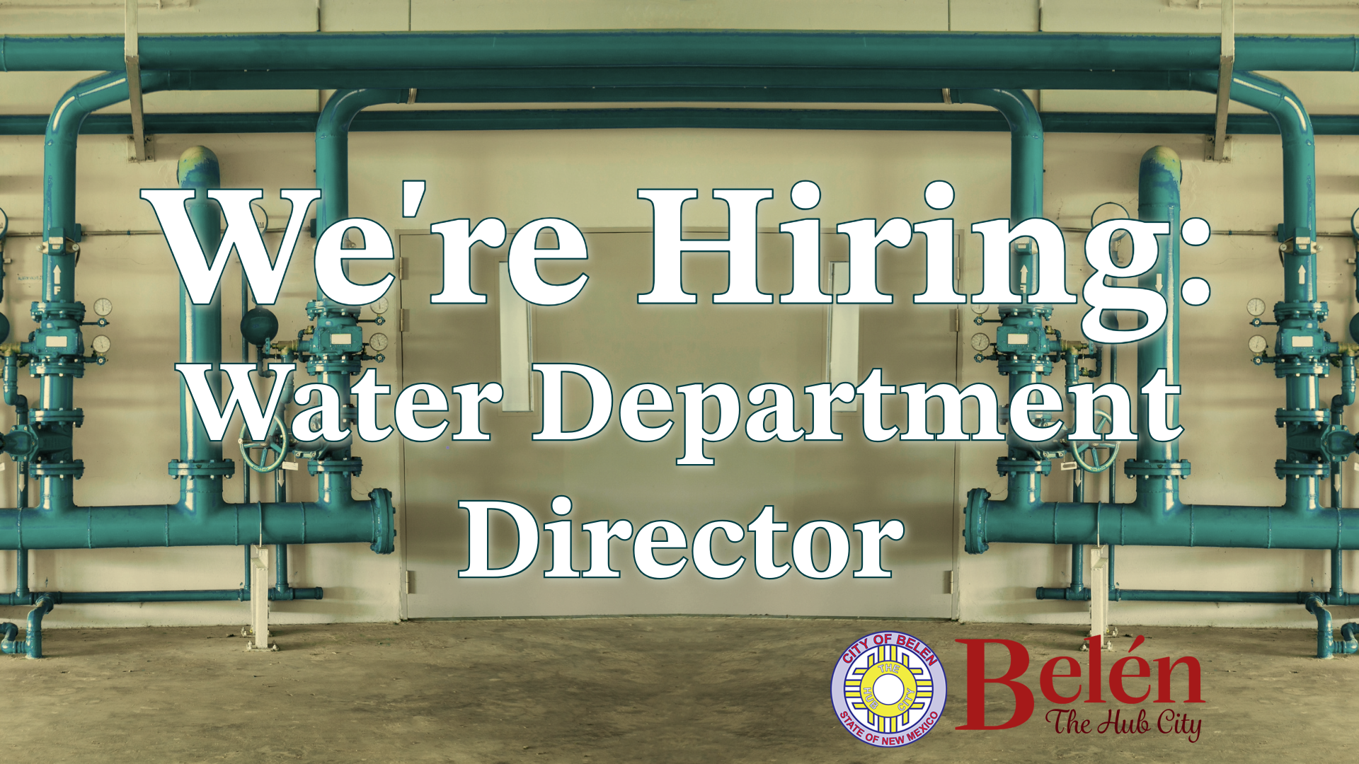 Featured image for “We’re Hiring: Water Department Director”