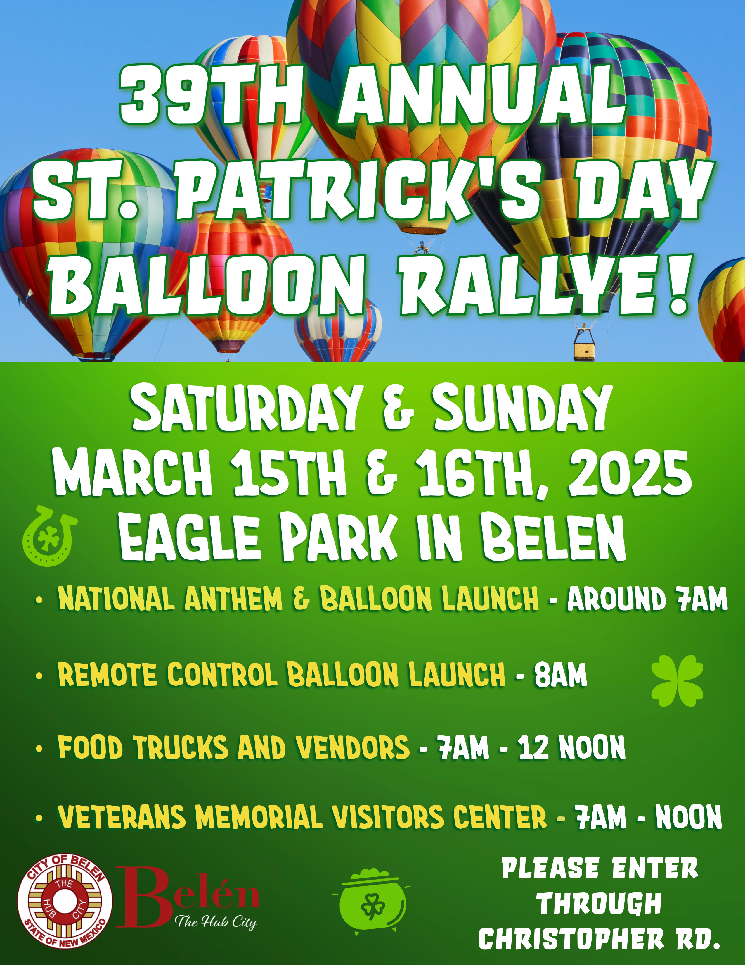 Featured image for “39th Annual St. Patrick’s Day Balloon Rallye!”